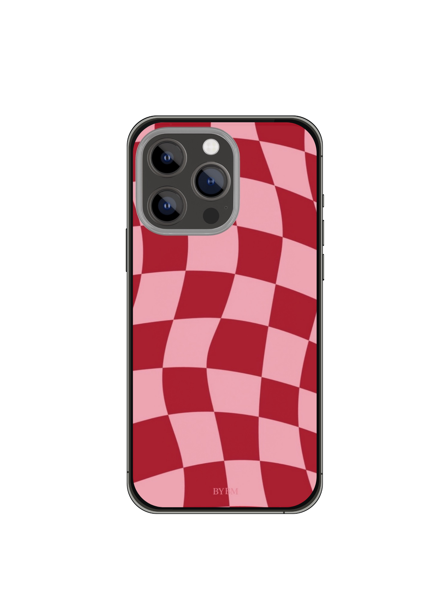 Coque de Téléphone  – Sublimé à la main - « Crimson Wave »