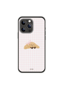 Coque de Téléphone  – Sublimé à la main - « Croissant Gingham  »