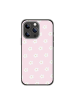 Coque de Téléphone  – Sublimé à la main - «Daisy Pink Smile »