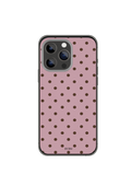 Coque de Téléphone  – Sublimé à la main - « Polka pink » — Subtile, féminine & chic