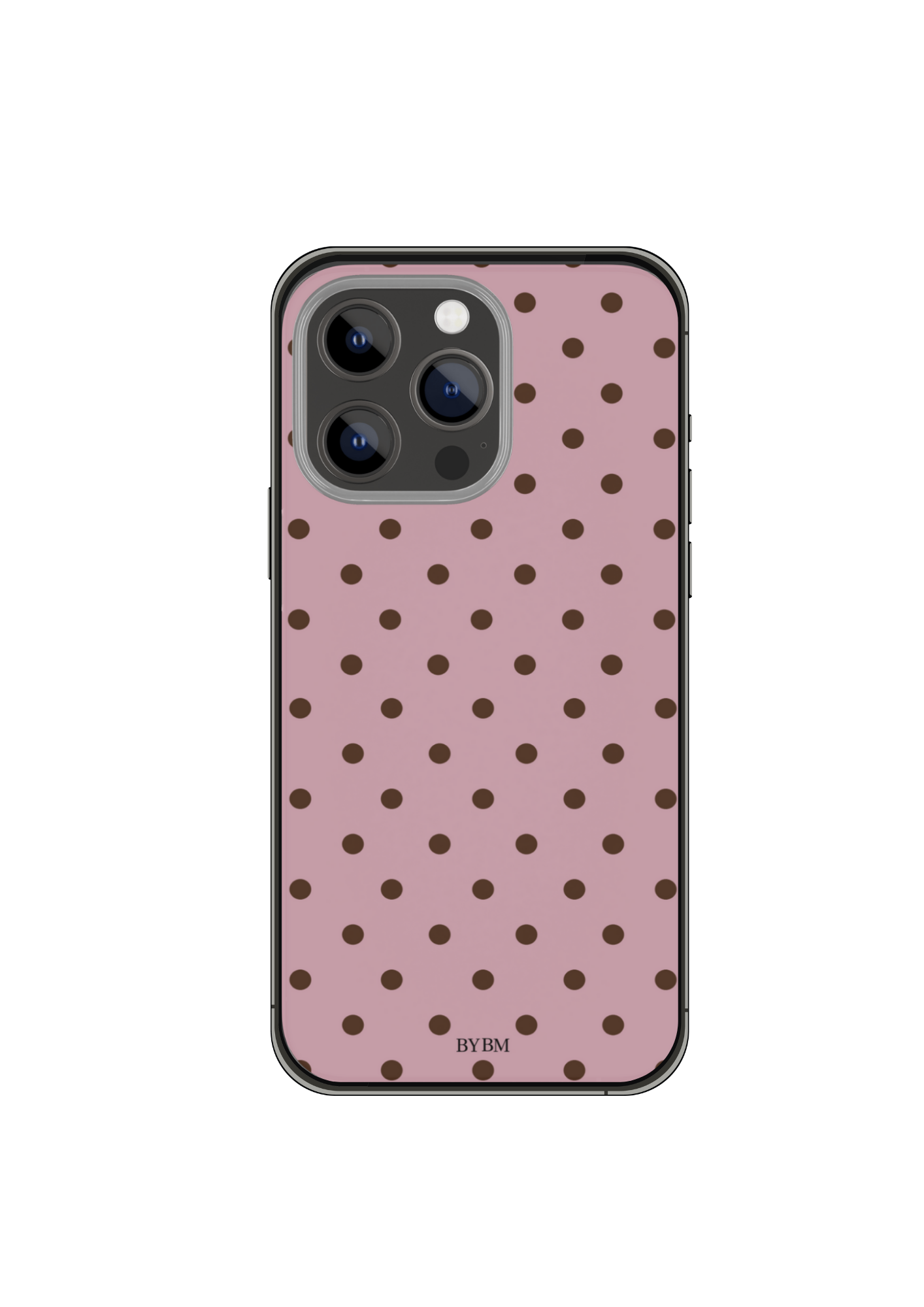 Coque de Téléphone  – Sublimé à la main - « Polka pink » — Subtile, féminine & chic