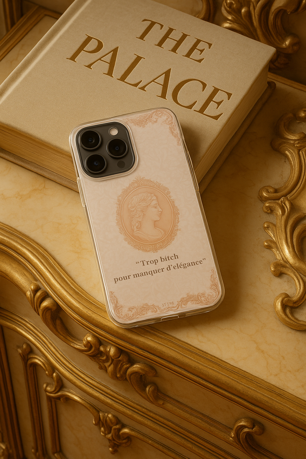 Coque de Téléphone  – Sublimé à la main - Trop bitch pour manquer d'élégance