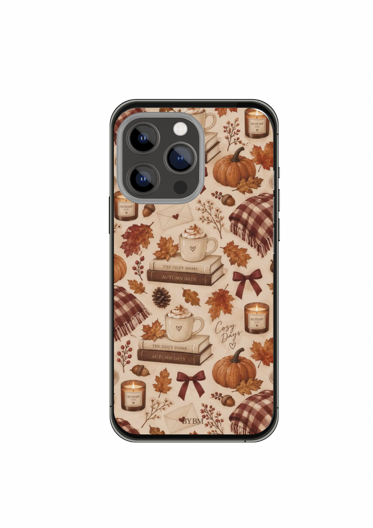 Coque de téléphone « Cozy Autumn Days » — Parce que les petits plaisirs sont encore plus doux en automne.