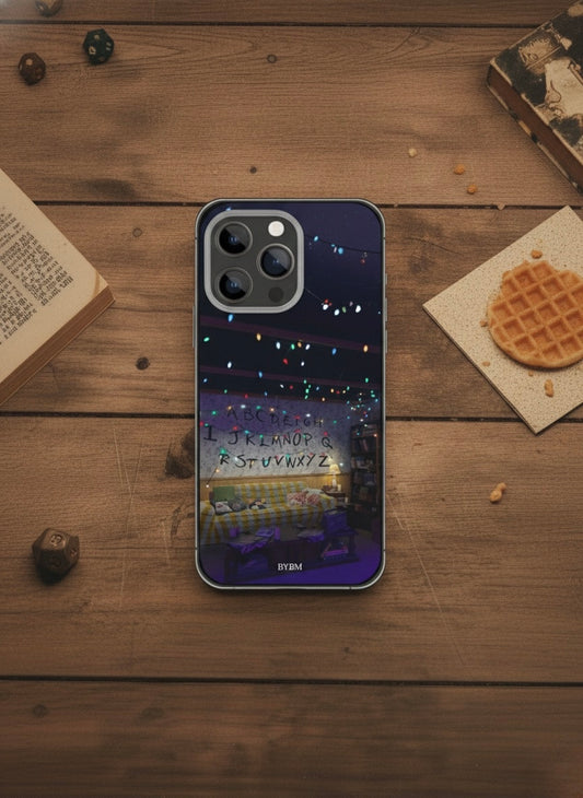 Coque de téléphone “Messages de l’Autre Côté” — Quand les lumières deviennent des mots. – Sublimé à la main - Édition entre deux mondes