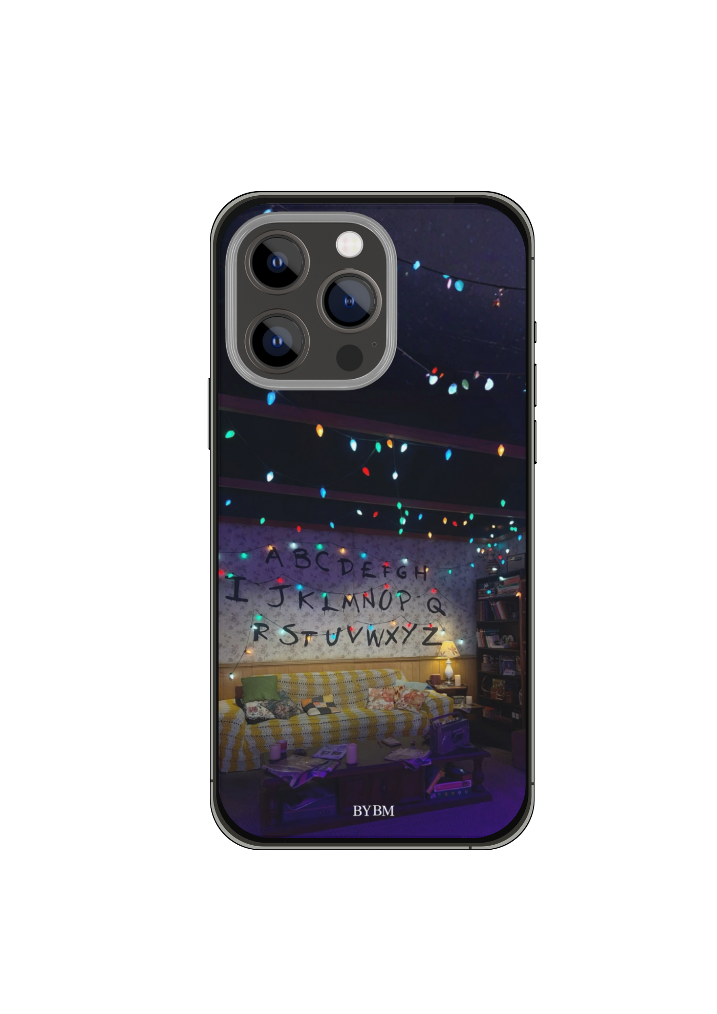 Coque de téléphone “Messages de l’Autre Côté” — Quand les lumières deviennent des mots. – Sublimé à la main - Édition entre deux mondes