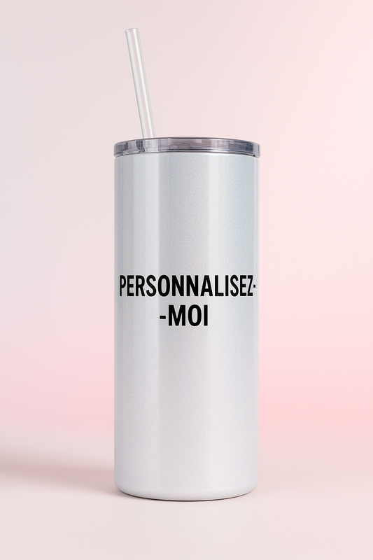 Thermos Isotherme Holographique PERSONNALISÉ - Sublimé à la main - 444 ml