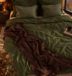 Couverture en maille – Chocolat – 130 x 170 cm - PRÉCOMMANDE