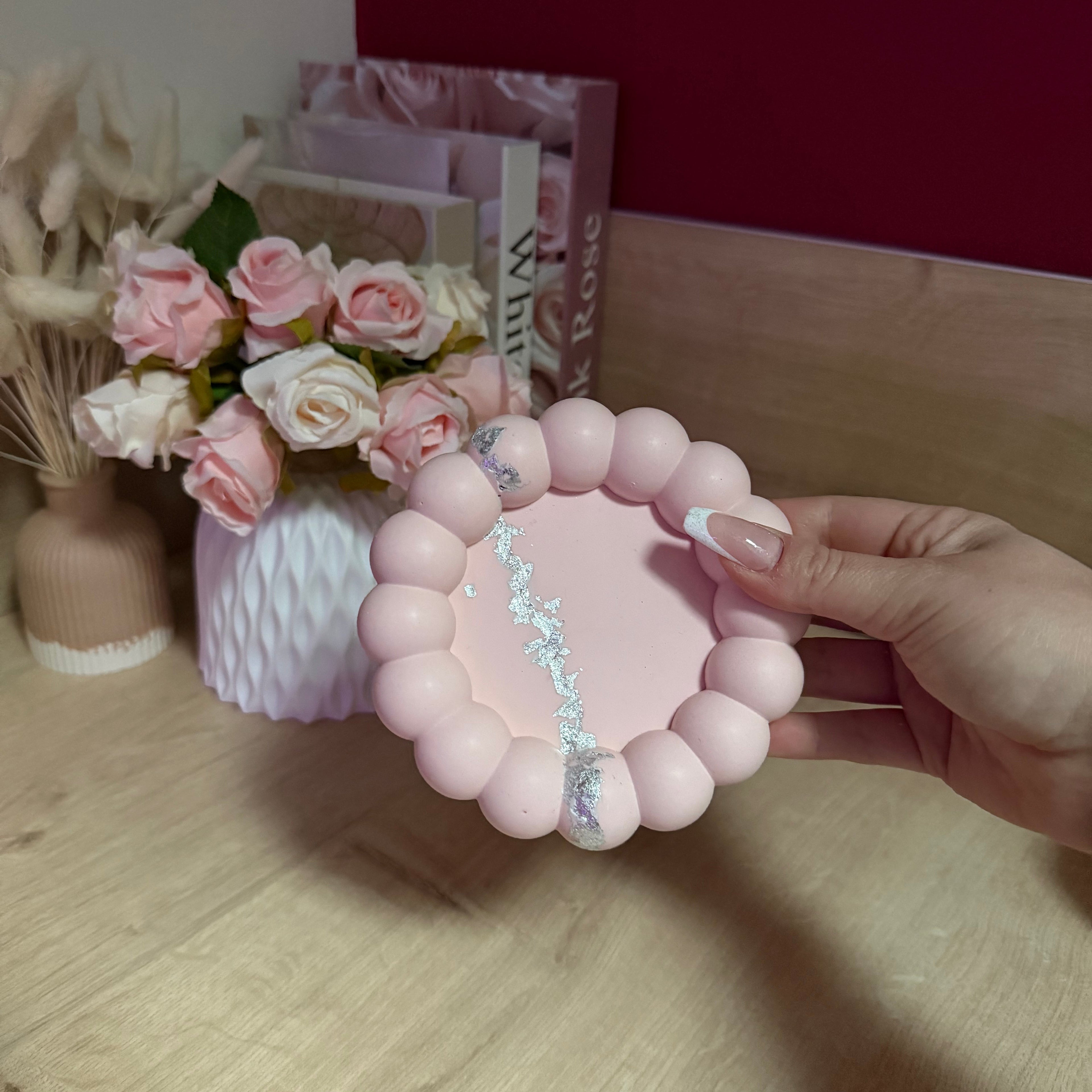 Décoration - Plateau en Jesmonite - Bubulles