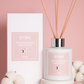 Diffuseur intérieur à tiges avec parfum de fleur de coton, fragrance douce et apaisante pour créer une atmosphère fraîche et accueillante dans votre maison..