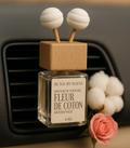 Diffuseur à voiture - Senteur Fleur de coton - 8ml - Sans Alcool