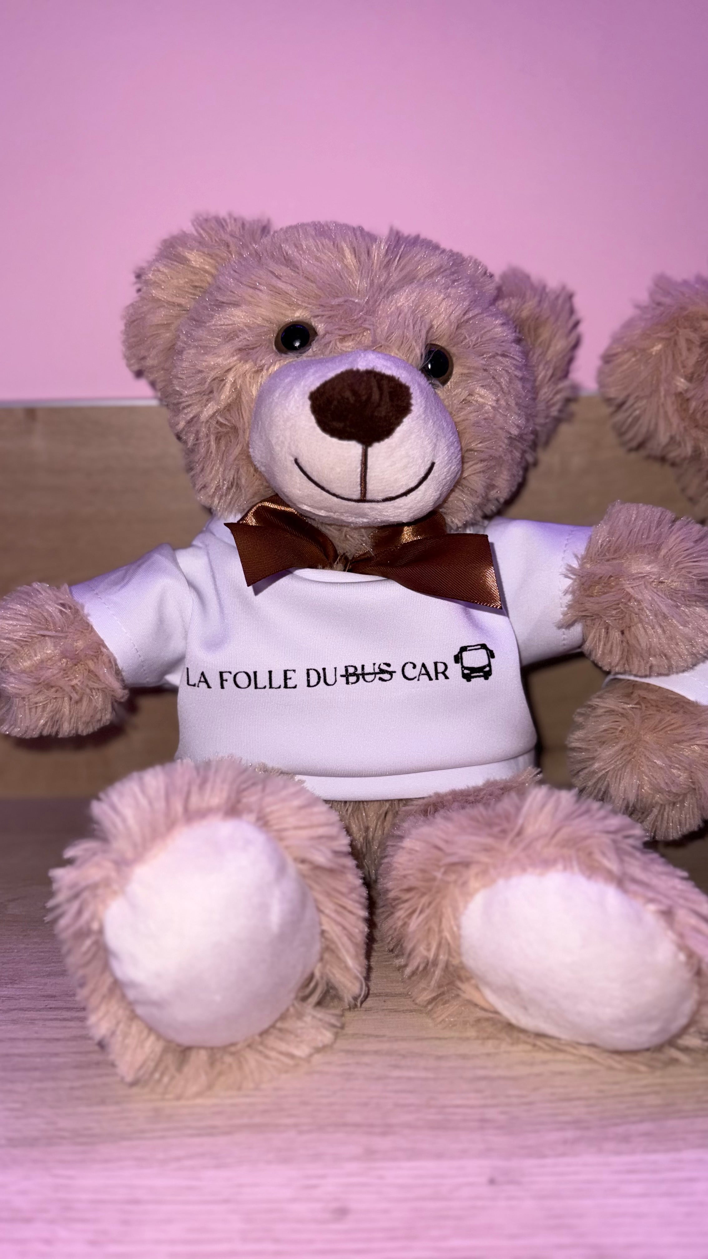 L’Ourson Câlin « Message du Cœur » - Personnalisable