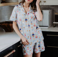 Ensemble Pyjama “Preppy Paws” – Douceur et Style Classique - PRÉCOMMANDE