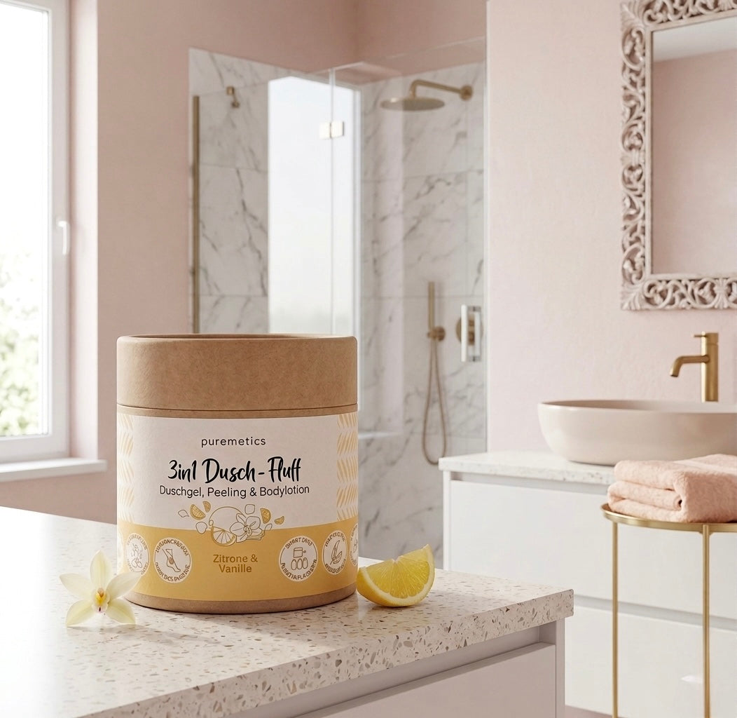 Mousse de Douche 3-en-1 « Citron & Vanille » (235g) - PRÉCOMMANDE