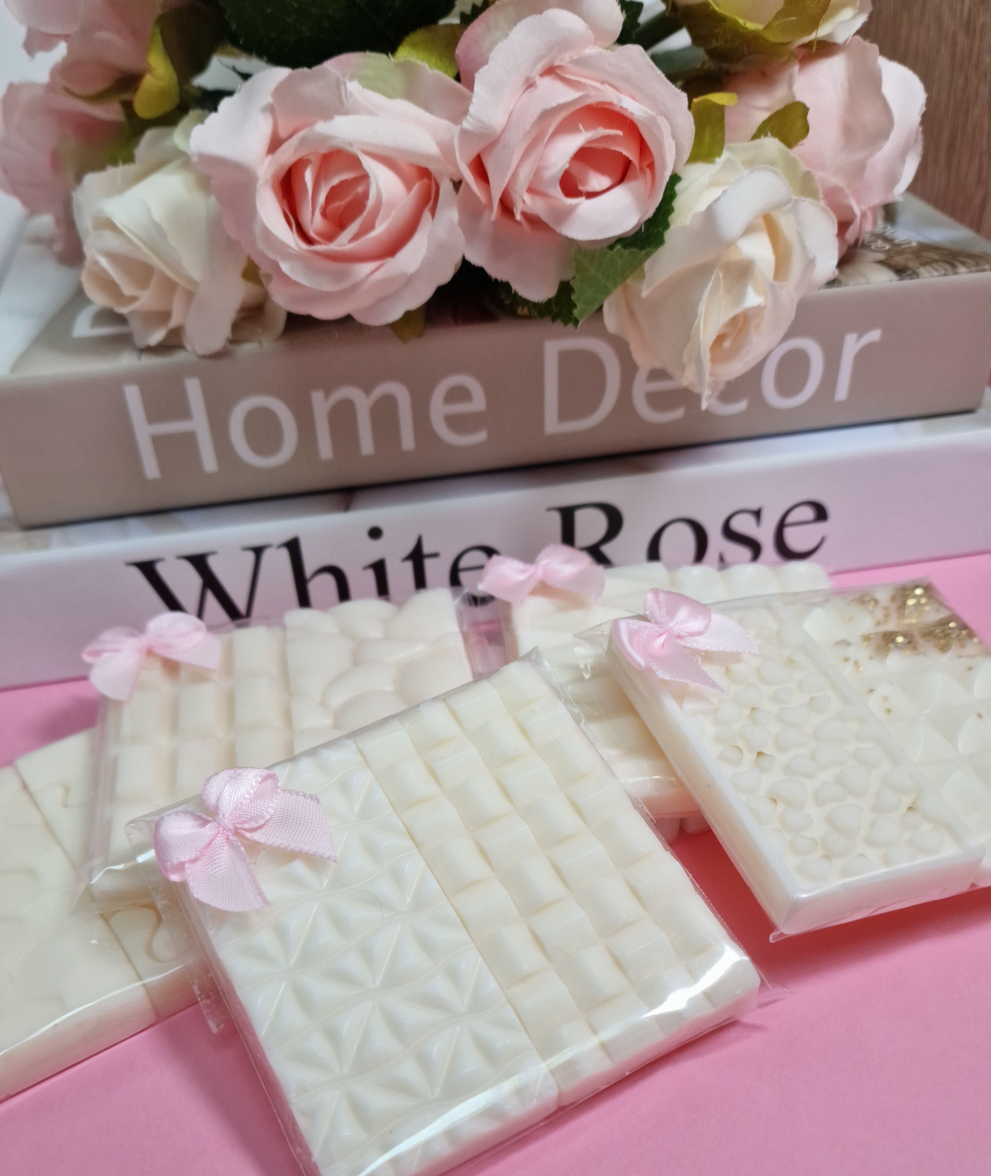 Fondants Parfumés – Tablette de Chocolat – Fait Main, Sans CMR ni Phtalates (Plusieurs options disponibles) 35g