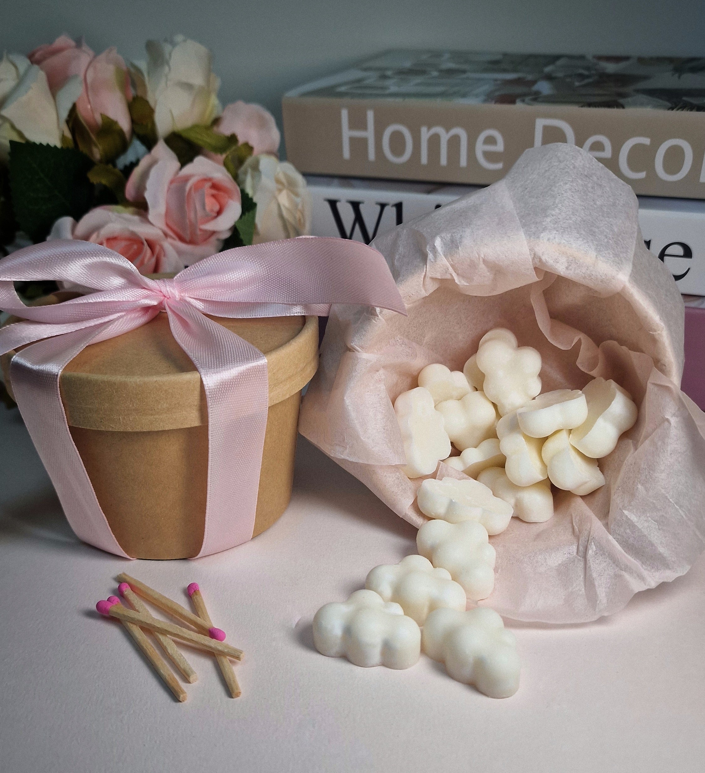 Fondants Parfumés Nuages – Faits Main avec Douceur, Sans CMR ni Phtalates (60g) ou (150g)