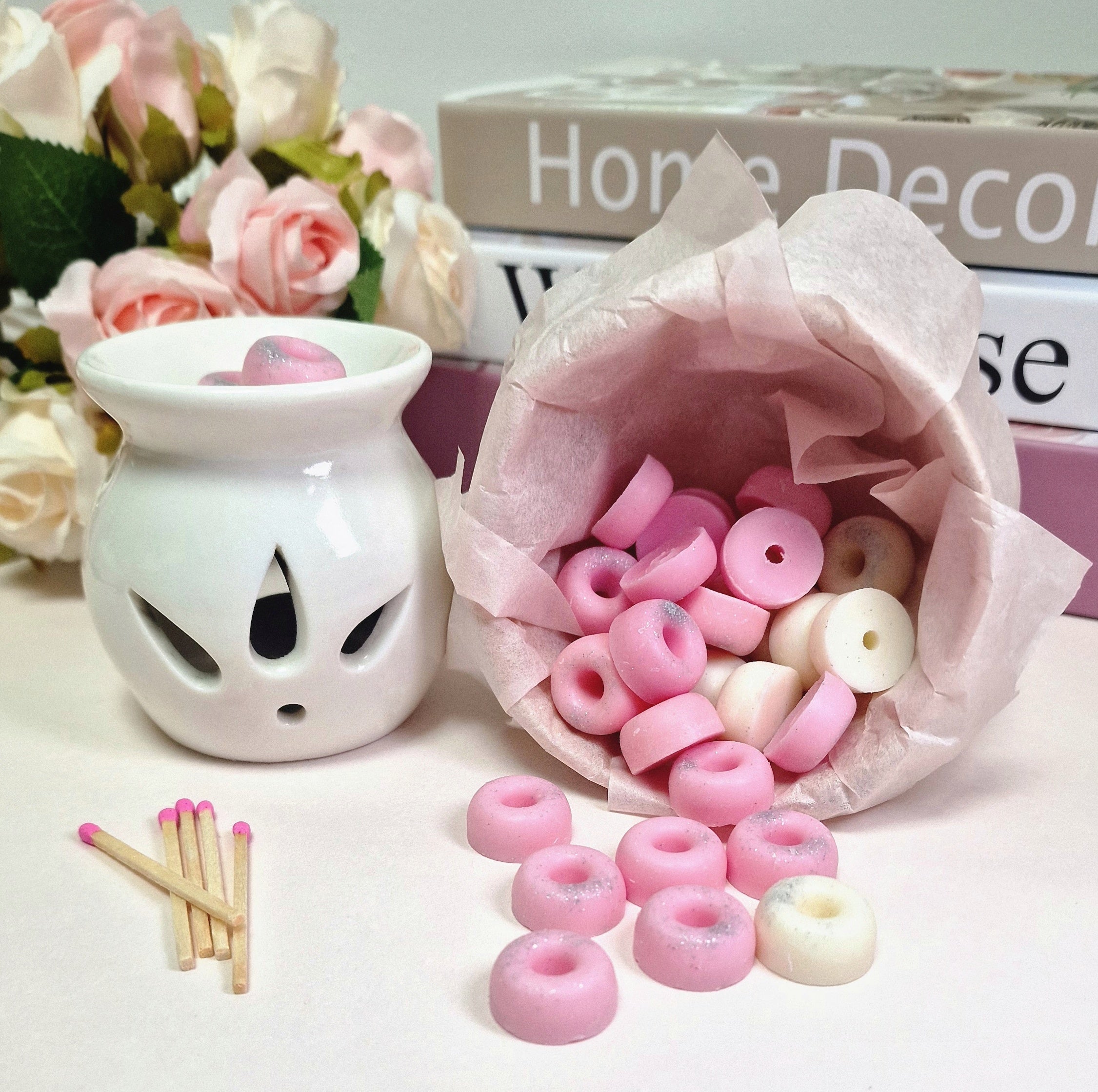 Fondants Parfumés Donuts – Faits Main, Sans CMR ni Phtalates (60g) ou (150g)