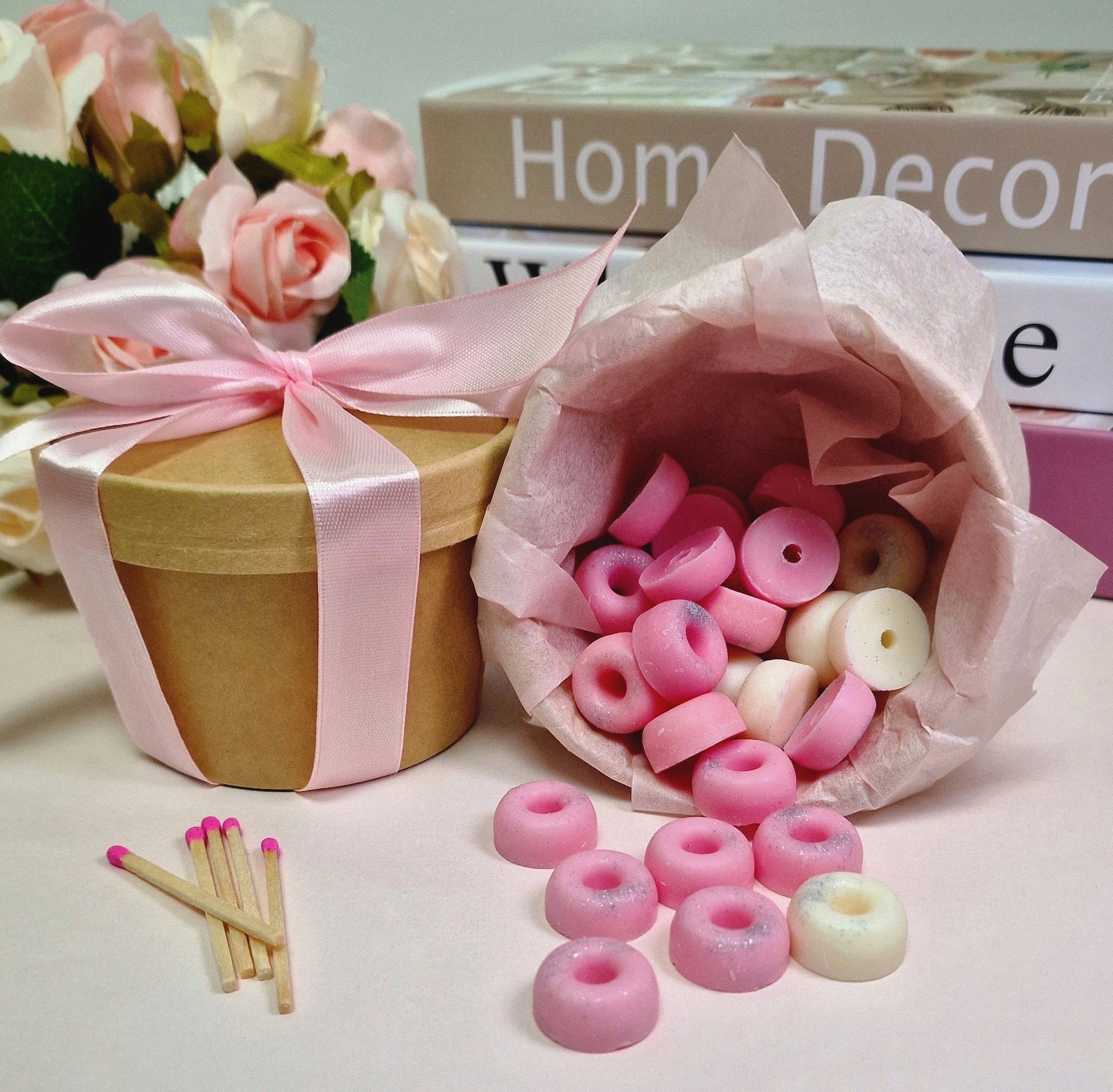 Fondants Parfumés Donuts – Faits Main, Sans CMR ni Phtalates (60g) ou (150g)