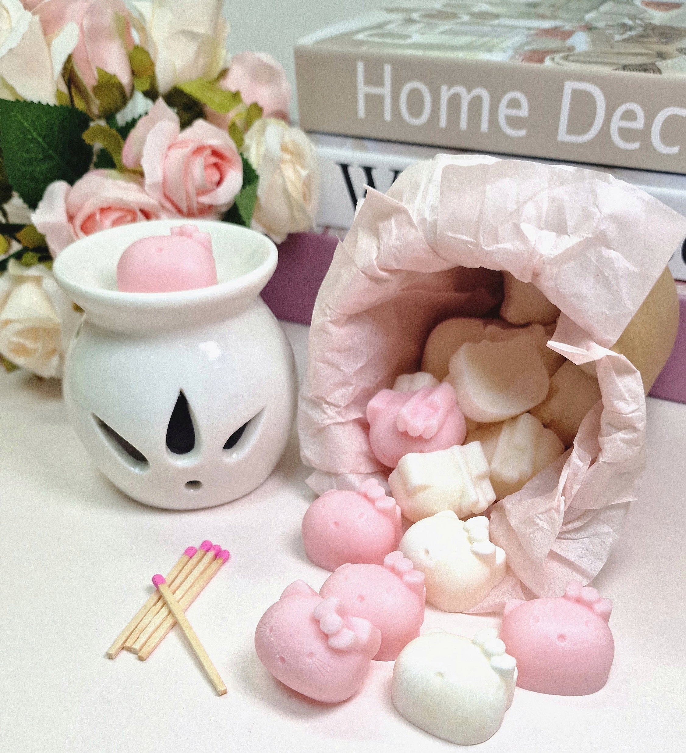 Fondants Parfumés Kitty – Faits Main avec Amour, Sans CMR ni Phtalates (150g)