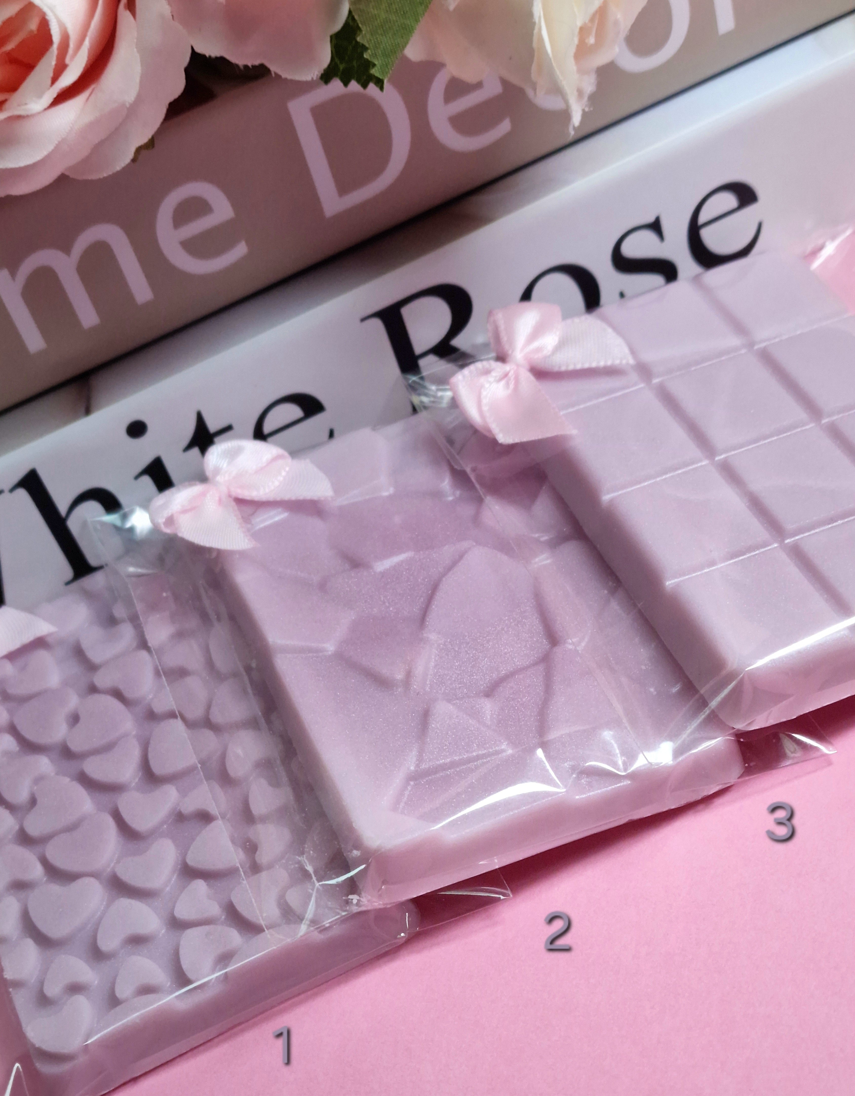 Fondants Parfumés – Tablette de Chocolat – Fait Main, Sans CMR ni Phtalates (Plusieurs options disponibles) 35g