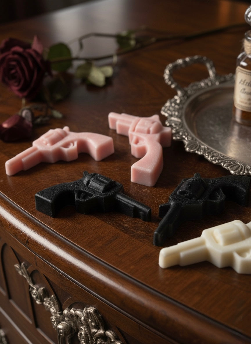 Fondants Parfumés "Revolvers" –  Sans CMR ni Phtalates (60g) ou (150g) - ÉDITION DARK ROMANCE