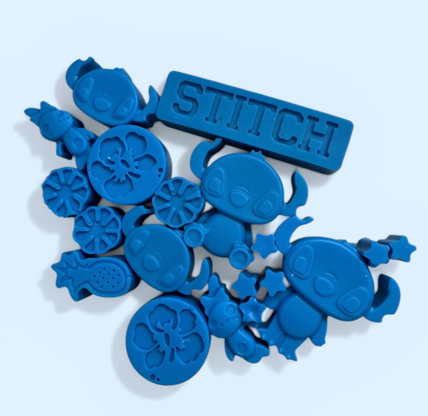 Fondants Parfumés Stitch (60g) ou (150g) – Faits Main avec Amour, Sans CMR ni Phtalates - Édition Bathroom Kawaii