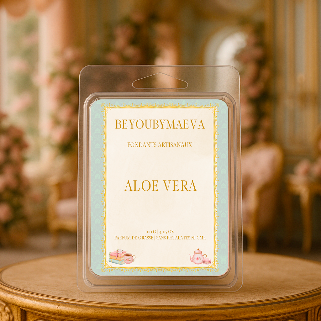 Fondants Parfumés en Carrés à Couper –  Aloe vera –  (80g)