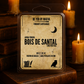 Fondants Parfumés en Carrés à Couper – Bois de santal  –  (80g)