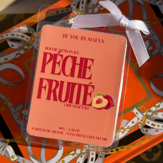Fondants Parfumés en Carrés à Couper – Pêche Fruité –  (80g)