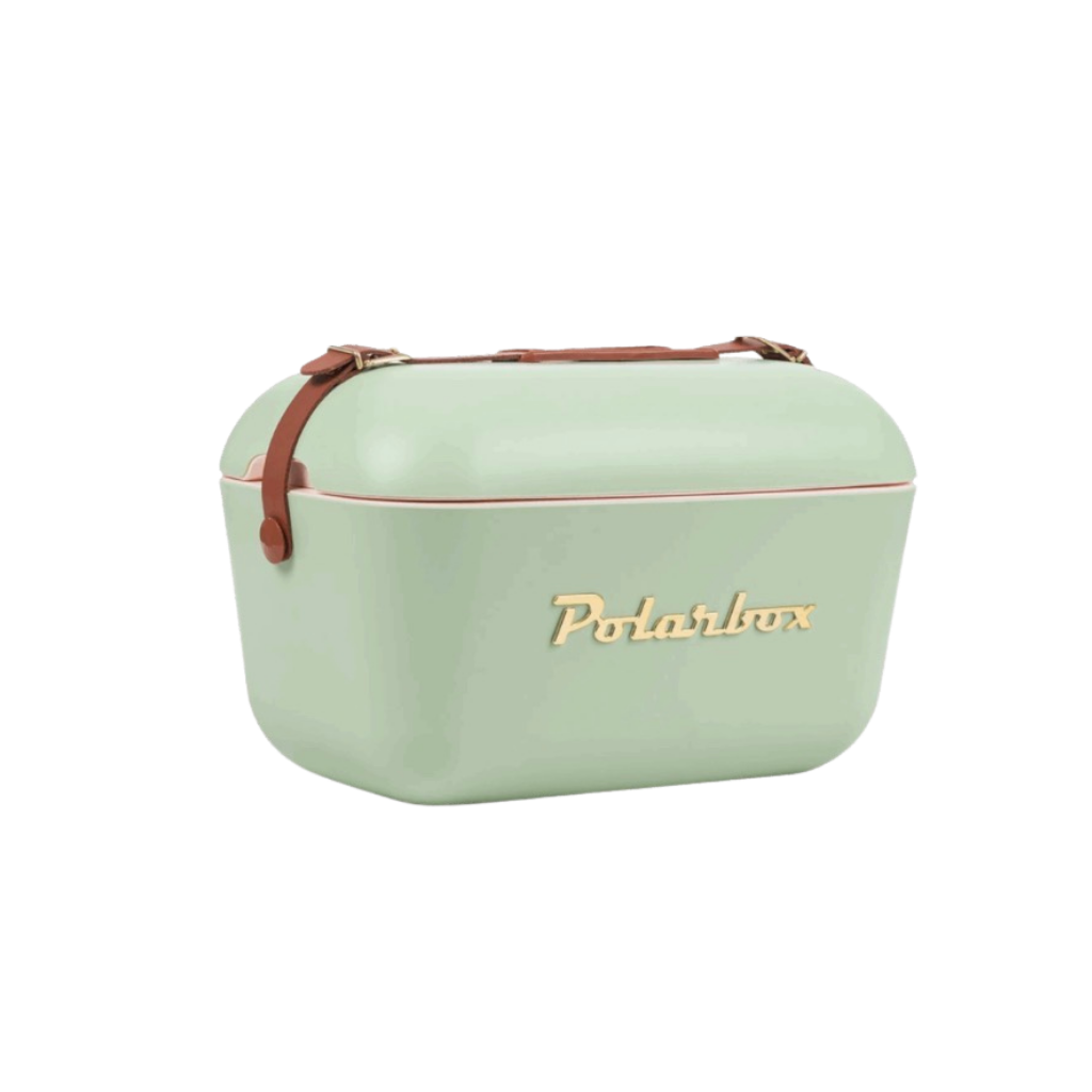 Glacières Vintage Matcha & Or - Polarbox 12L ou 20L - PRÉCOMMANDE