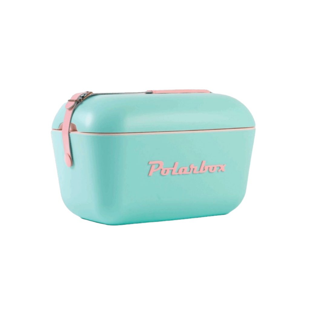 Glacières Vintage Vert d'eau & Rose baby - Polarbox 12L ou 20L - PRÉCOMMANDE