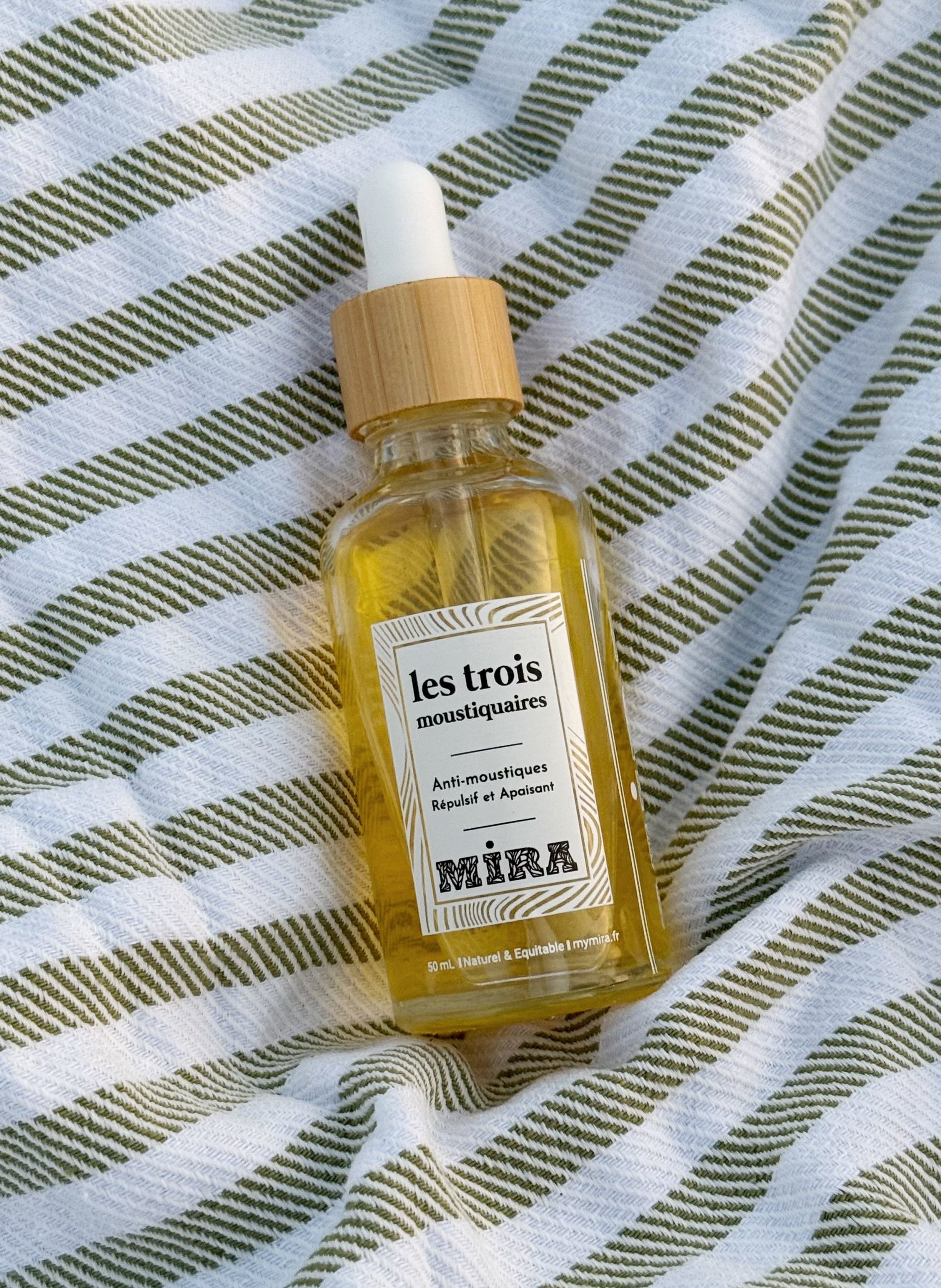 Huile Anti-Moustiques Répulsive & Apaisante – « Les Trois Moustiquaires » - (50ml)