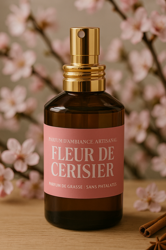 Parfum d’Ambiance Artisanal – Senteur Fleur de cerisier - 100 ml - Sans Alcool