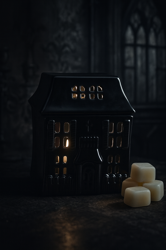 Brûleur à fondant “Maison hanté” Gothique – PRÉCOMMANDE