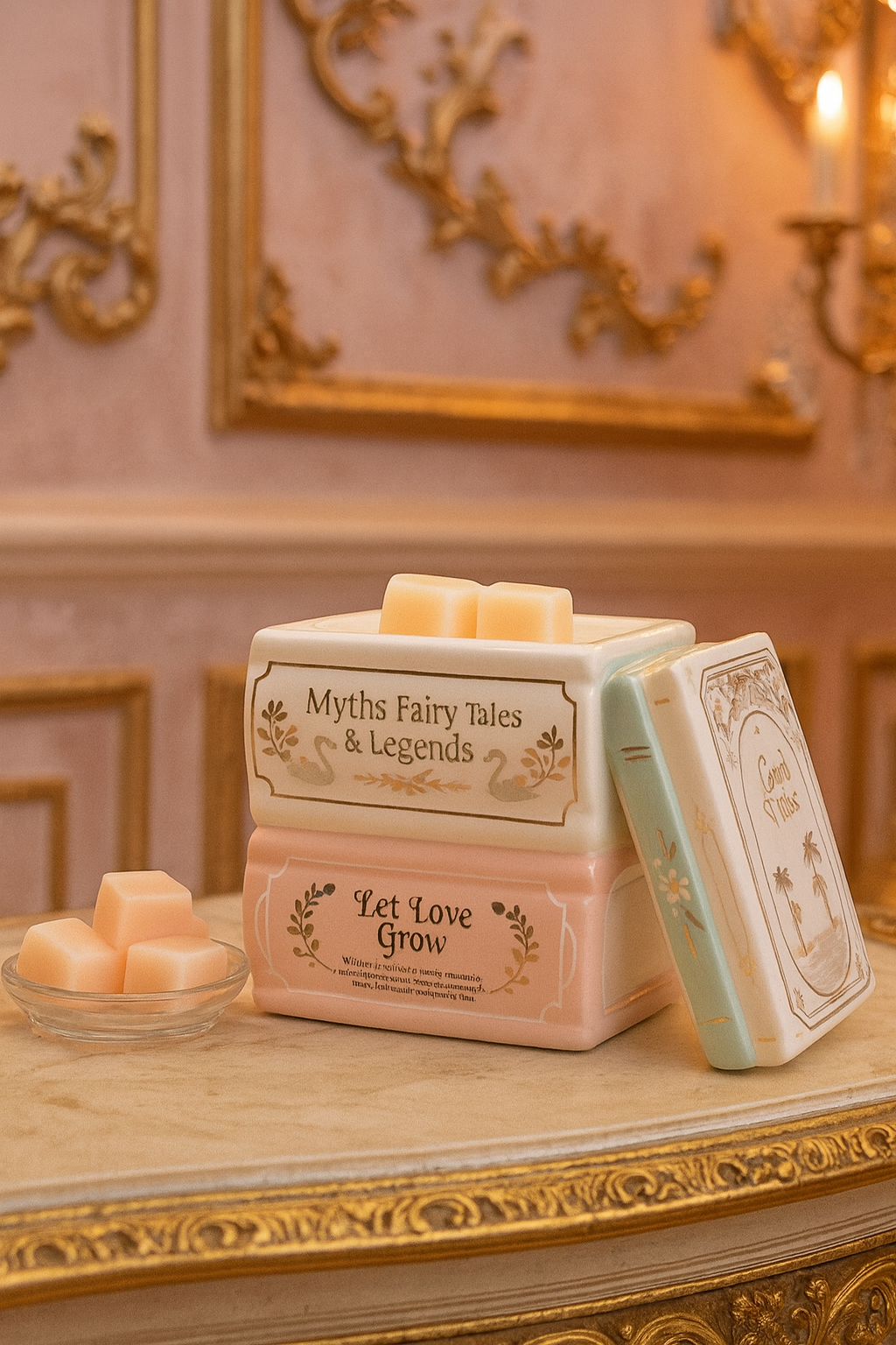 Brûleur “ Bella Lectura ” – Livre parfumé aux couleurs pastel - PRÉCOMMANDE