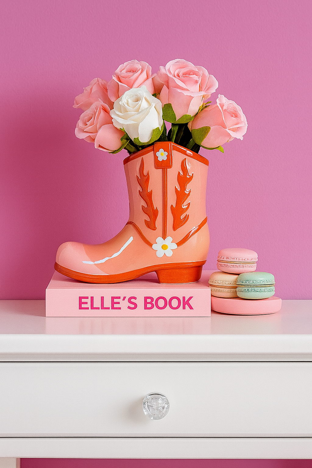 Vase Cowgirl – Fun, Rose & Stylé ”