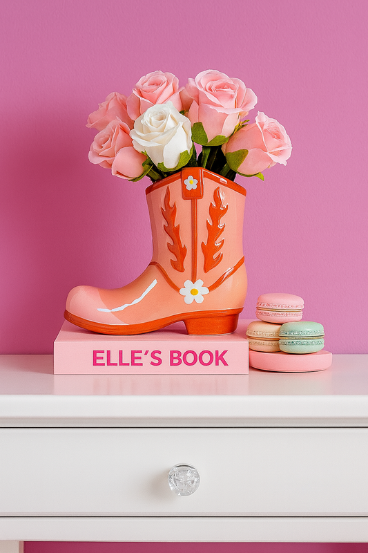 Vase Cowgirl – Fun, Rose & Stylé ”