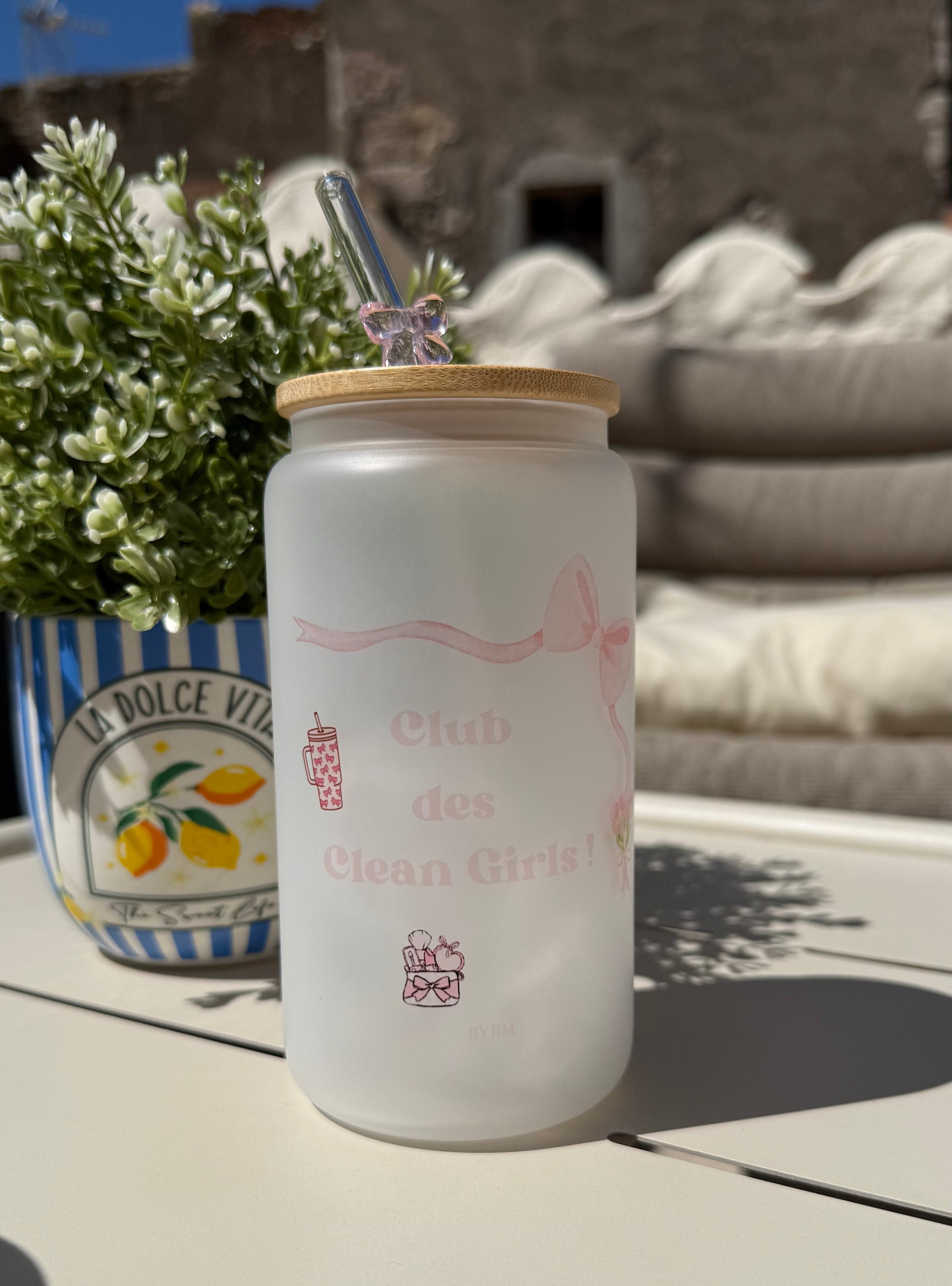 Verre Givré " Club des Clean Girls " - Édition Spéciale Anniversaire  | Sublimé à la main - 520 ml
