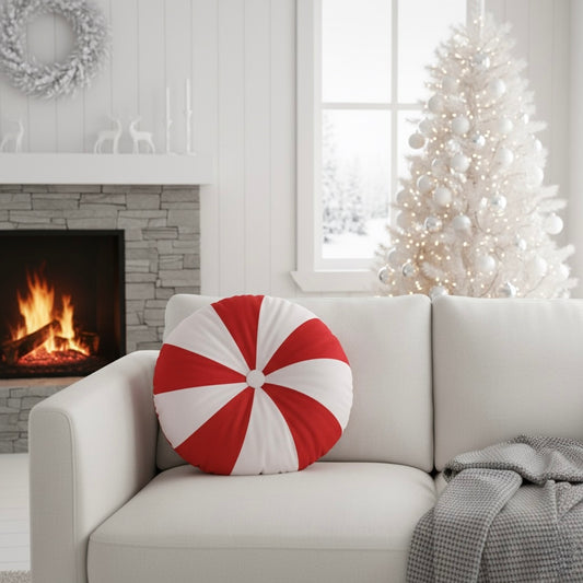 Coussin Sucre d’Orge – Douceur & Esprit de Noël