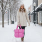 Sac Matelassé “Hiver Rose” – L’alliance du style et du confort - PRECOMMANDE