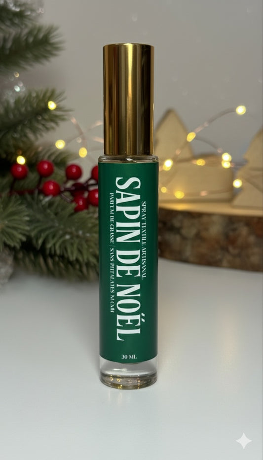 Spray Textile Artisanal – Senteur Sapin de Noel - 30 ml