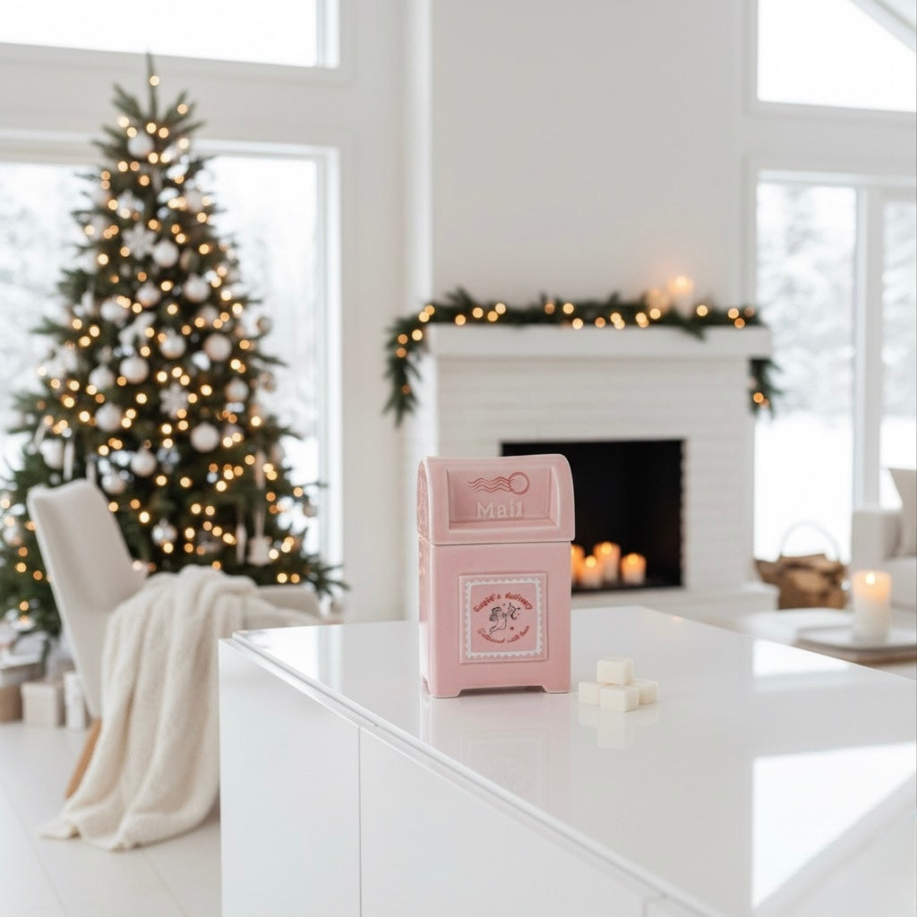 Brûleur à fondants “Cupidon’s Mail” – Rose poudré & douceur romantique