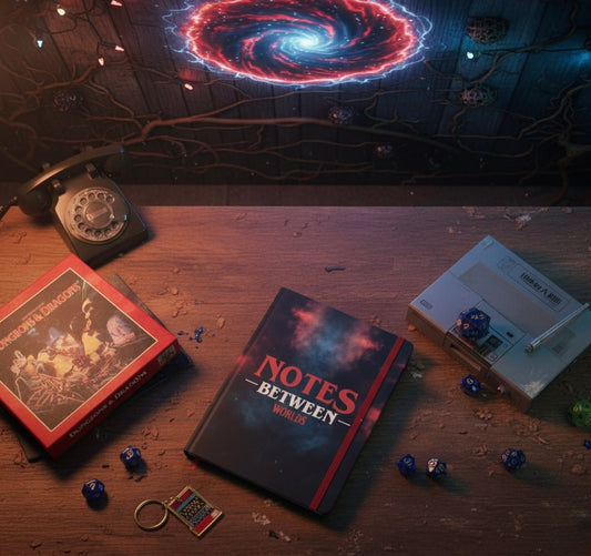 Carnet A5  “Notes Between Worlds” – Écriture mystique & échos du Monde À L’Envers