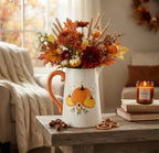 Pichet-Vase "Récolte d'Automne & Citrouilles" - ÉDITION AUTOMNE / BRUNCH - PRÉCOMMANDE