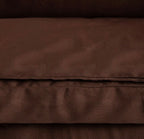 Parure de lit en Satin de Coton chocolat de 120 g/m² – 160 x 200 cm - PRÉCOMMANDE