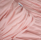Parure de lit en coton rose de 110 g/m²– à Surpiqûres Décoratives – 160 x 200 cm - PRÉCOMMANDE