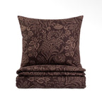 Parure de lit en Coton chocolat botanique de 110 g/m² – 220 x 200 cm - PRÉCOMMANDE