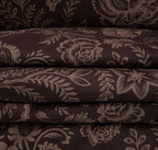 Parure de lit en Coton chocolat botanique de 110 g/m² – 220 x 200 cm - PRÉCOMMANDE
