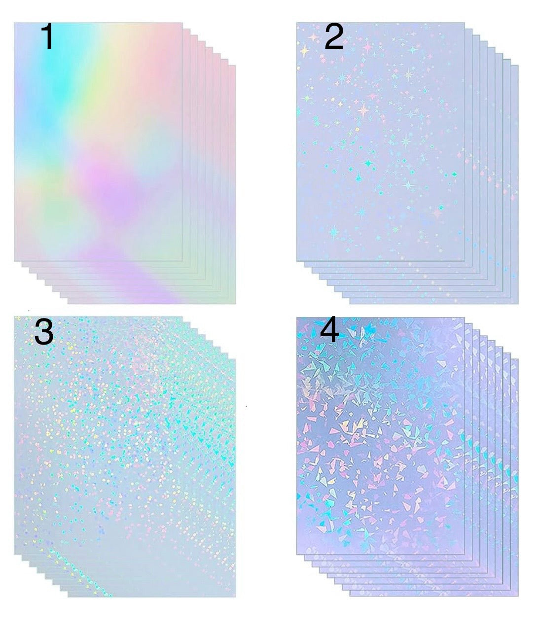 Cartes de visite STANDARD - Avec ou Sans Effet holographique - Avec QR code