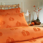 Parure de lit Polyester – Motif Citrouille – Plusieurs dimensions - PRÉCOMMANDE