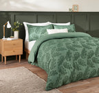 Parure de lit Polyester – Vert Écrin de feuilles – Plusieurs dimensions - PRÉCOMMANDE